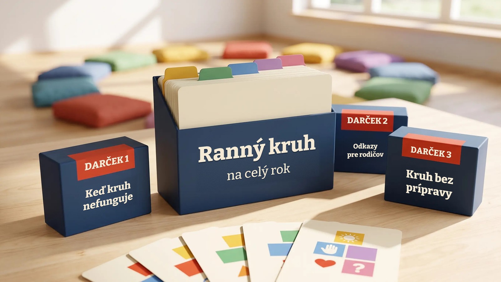 Ranný kruh – balík 200 kariet a 3 darčeky